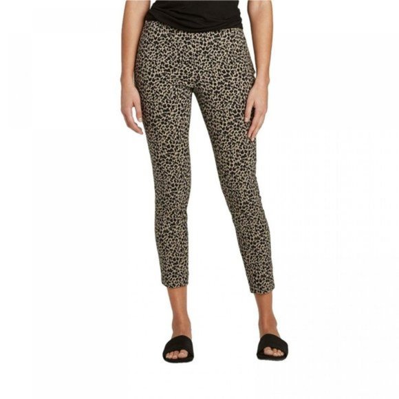 Animal Print High-Rise Skinny Ankle Length Pants - Picture 2 of 4